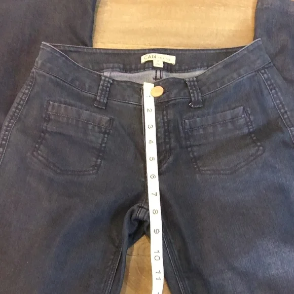 CAbi Dark Blue Wide Leg Jeans - Picture 6 of 9